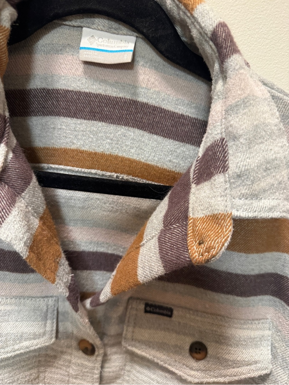 Columbia Striped Button-Front Jacket - Picture 3 of 3